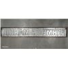 Image 2 : Metal Farmer's Market sign 59" x 9"