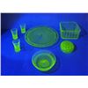 Image 1 : Group Of Uranium Green Depression Glass