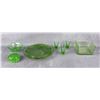 Image 2 : Group Of Uranium Green Depression Glass