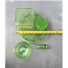 Image 5 : Group Of Uranium Green Depression Glass