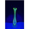 Image 1 : Depression Uranium Glass Swung Bud Vase