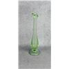 Image 3 : Depression Uranium Glass Swung Bud Vase