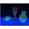 Image 1 : Group Of Uranium Green Depression Glass