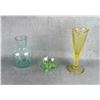 Image 3 : Group Of Uranium Green Depression Glass
