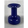 Image 1 : Mid Century Cobalt Blue Pottery Vase