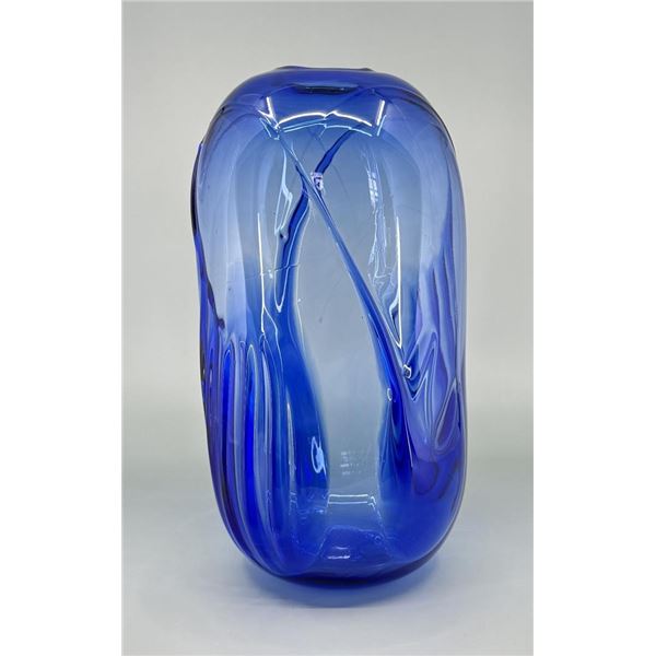 1984 Peter Bramhall Art Glass Vase