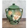 Image 2 : Roseville Green Magnolia Cookie Jar 2-8"