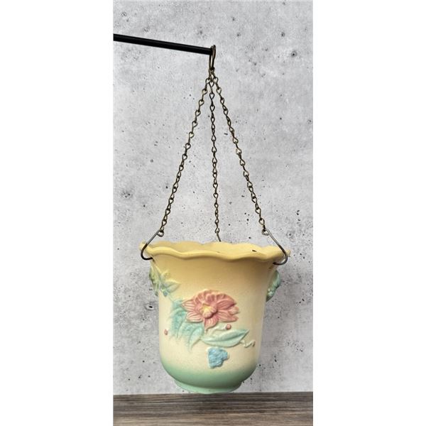 Hull Pottery W31 Woodland Hanging Planter