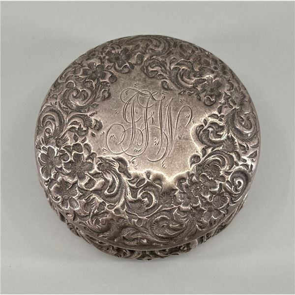 Victorian Sterling Silver Pill Snuff Box
