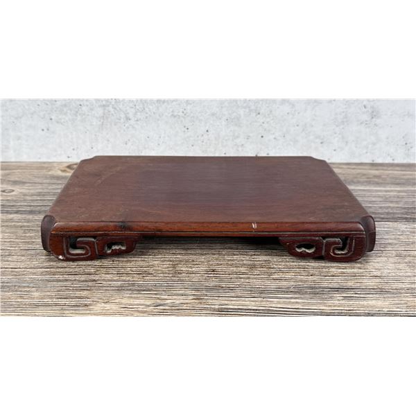 Antique Chinese Wood Base Stand