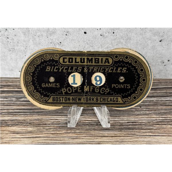 Columbia Bicycles & Tricycles Baseball Score Card