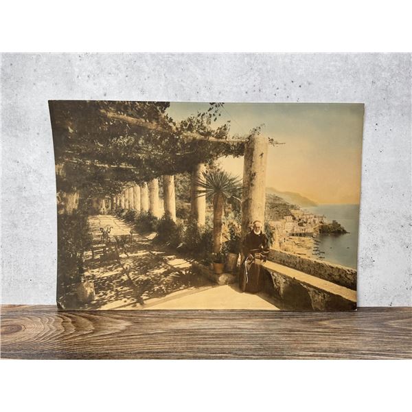 Carlo Brogi Contorni Di Napoli Hand Tinted Photo