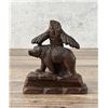 Image 1 : Black Forest Carved Bear Chillon Bookend