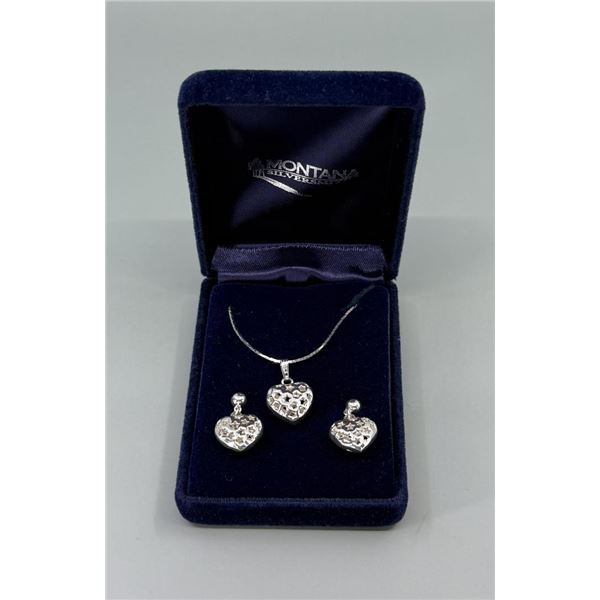 Montana Silversmiths Necklace & Earrings Suite