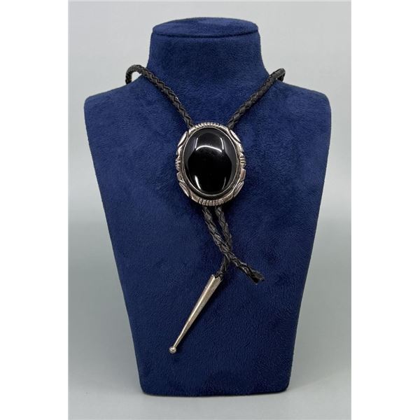 Navajo Sterling Silver Bolo Tie