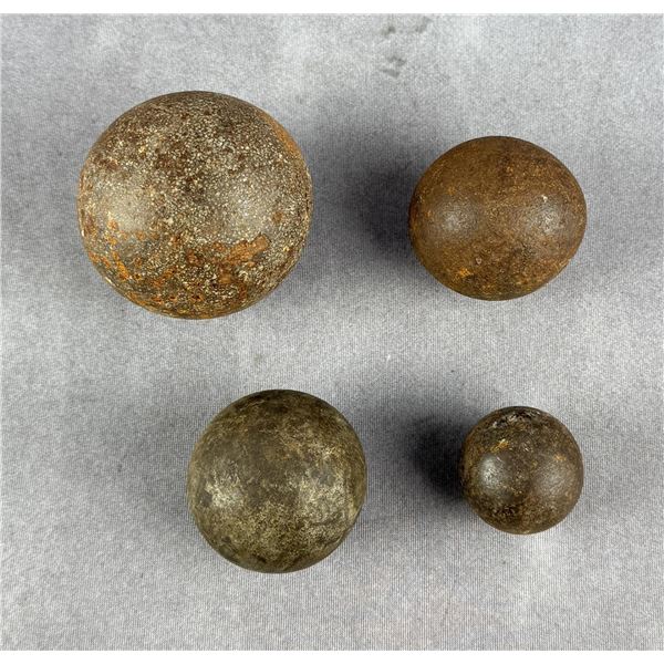 Antique Montana Indian Wars Cannonballs