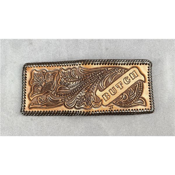 Butch Montana Cowboy Tooled Leather Wallet
