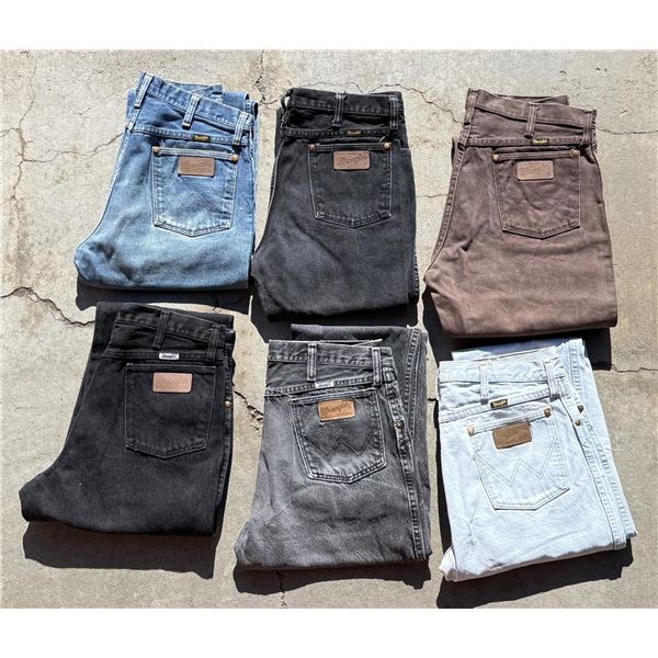 Group Of Vintage Wrangler Denim Jeans