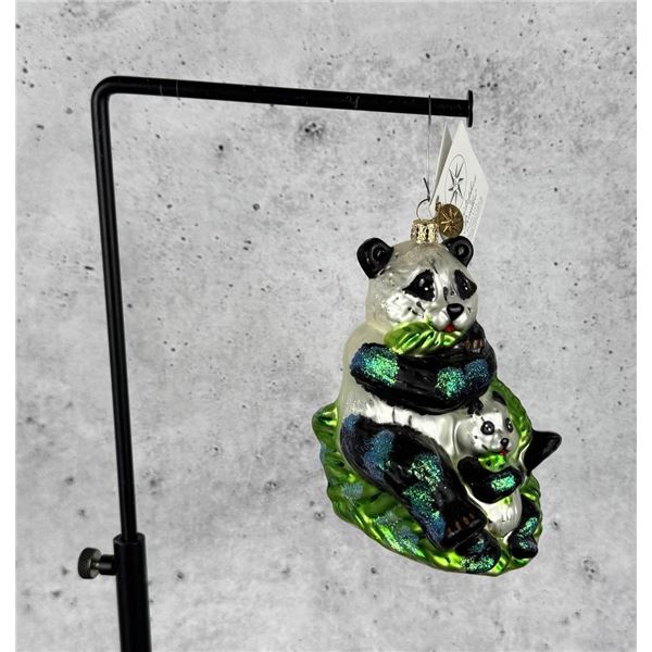 Christopher Radko Panda Love Christmas Ornament