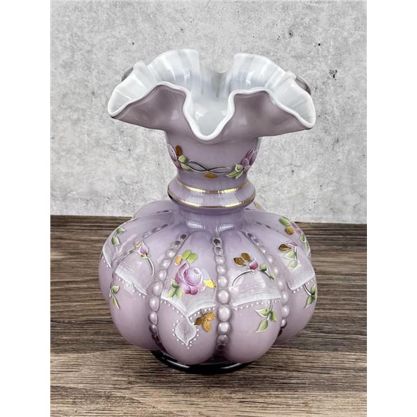 Fenton Glass 2002 Charleton Collection Vase
