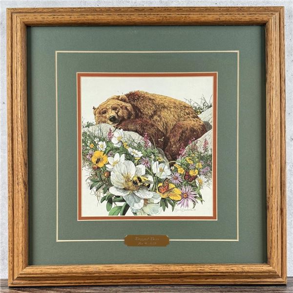 Bev Doolittle Bugged Bear Print