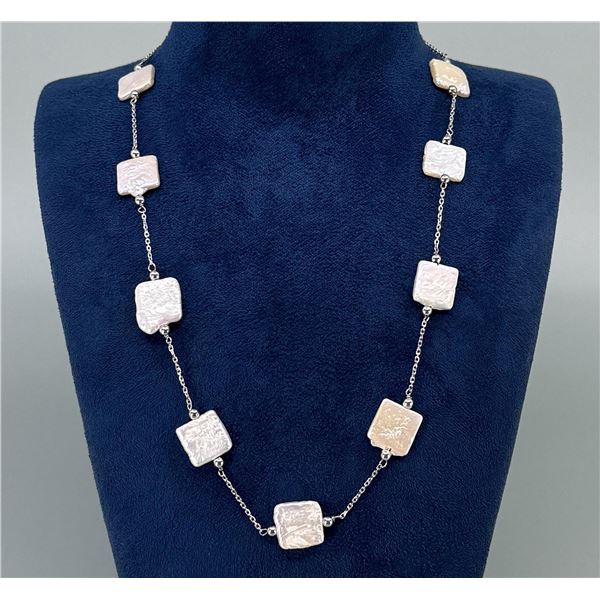 Sterling Silver Freshwater Pearl Necklace