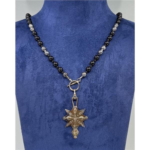 L. Blackgoat Navajo Sterling Silver Necklace