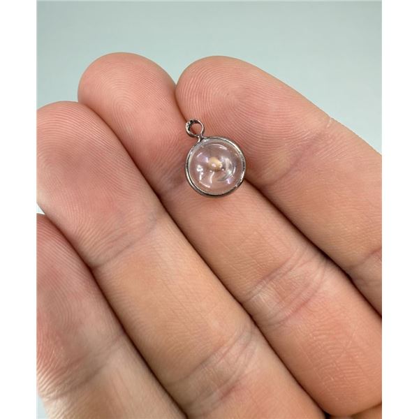 Human Kidney Stone Necklace Pendant