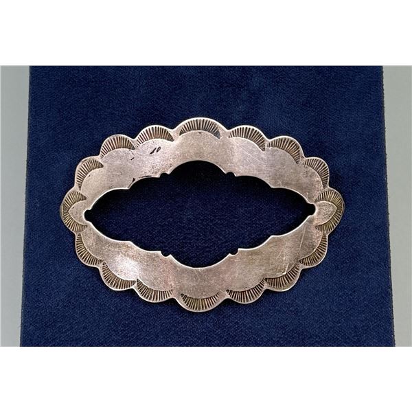 Navajo Kik-A-Poo Sterling Silver Hair Barrette