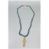 Image 2 : Navajo Turquoise Cross Necklace