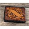 Image 2 : Vintage Cowboy Tooled Leather Wallet