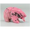 Image 2 : Rhodochrosite Carved Bear with Fish