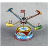 Image 2 : Tin Litho Rocket Ride Carousel Toy