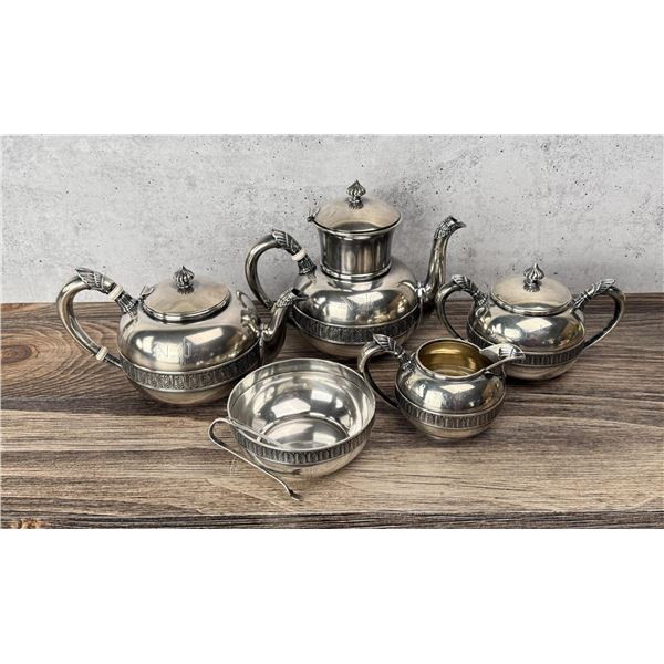 Thomas Power Montana Pioneer Sterling Tea Service