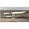 Image 2 : Sterling Silver Mother of Pearl Handle Carving Set