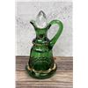 Image 1 : EAPG Green Glass Cruet