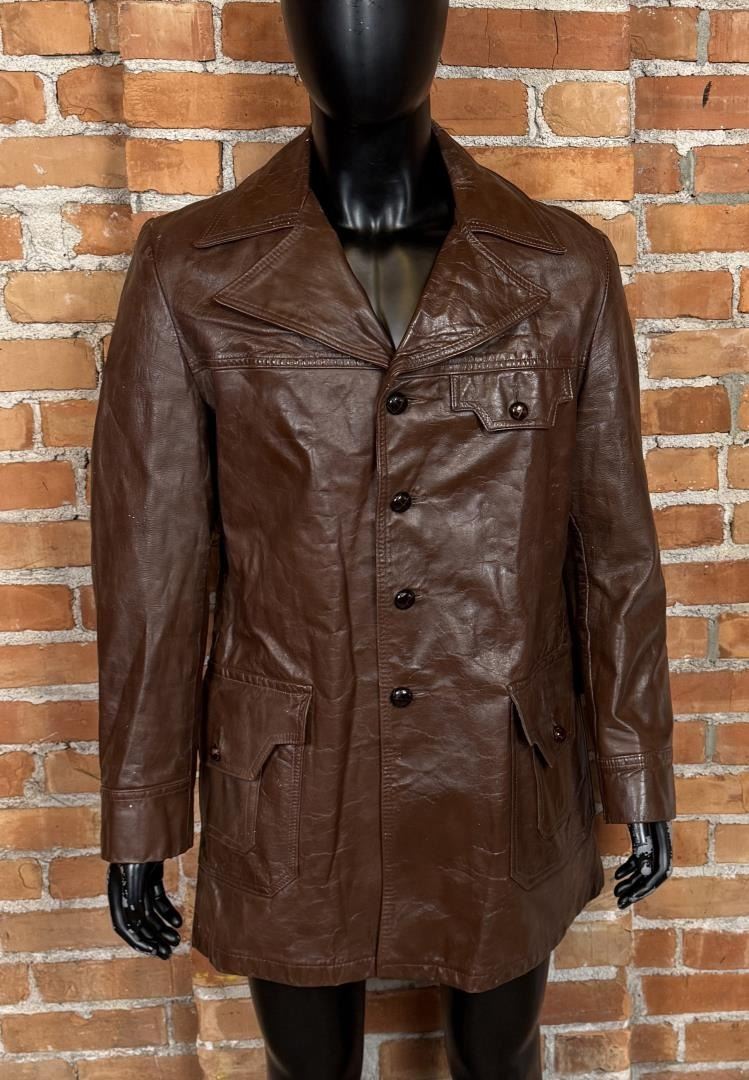 Antiqued Leather Jacket main image 1