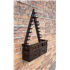 Image 3 : Folk Art Triangle Wall Shelf Cup Rack