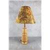 Image 2 : Mid Century Airbrush Painted Shade & Lamp