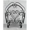 Image 1 : Mid Century Wrought Iron Magazine Stand