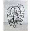 Image 3 : Mid Century Wrought Iron Magazine Stand