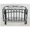Image 4 : Mid Century Wrought Iron Magazine Stand