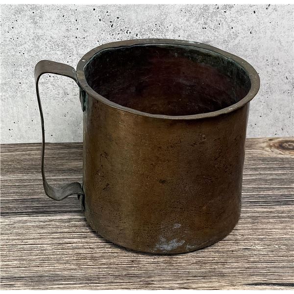 Large Hammered Copper Measure