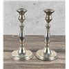 Image 2 : Empire Weighted Sterling Silver Candlesticks