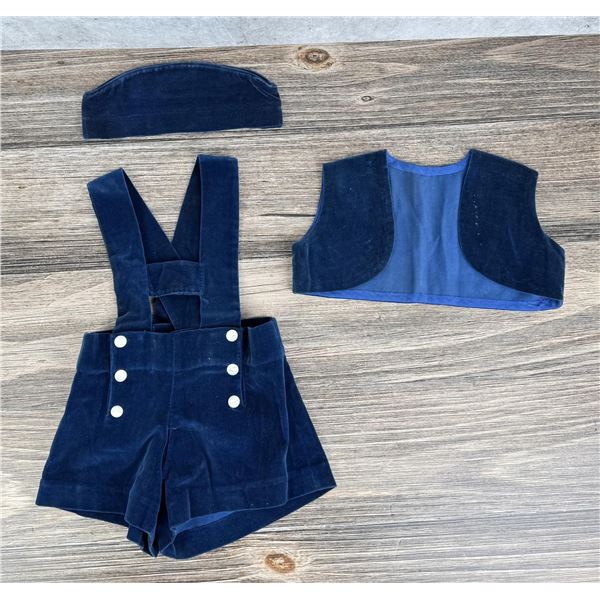 Collection of Antique Velvet Childs Clothing