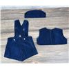 Image 2 : Collection of Antique Velvet Childs Clothing