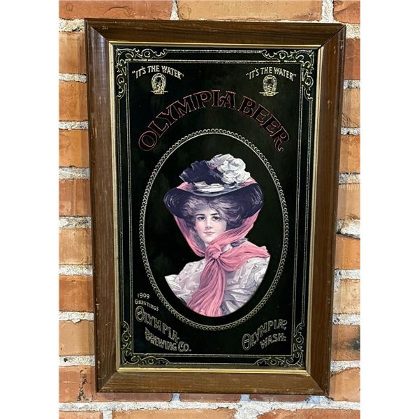 Olympia Brewing Beer Bar Mirror Sign