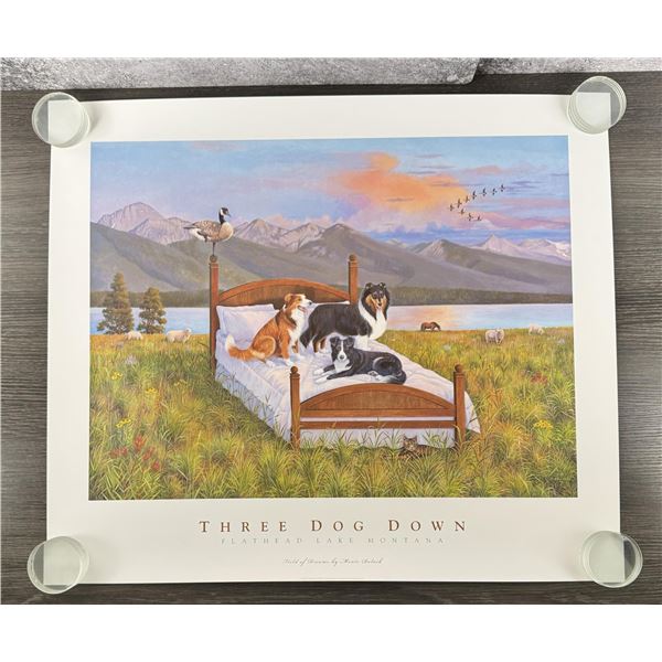 Monte Dolack Three Dog Down Print