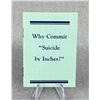 Image 1 : Why Commit Suicide by Inches Laxative Booklet