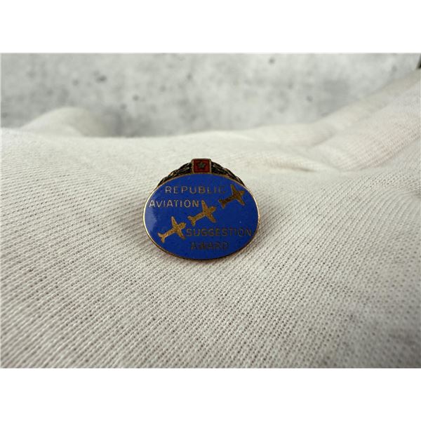Republic Aviation Suggestion Award Lapel Pin